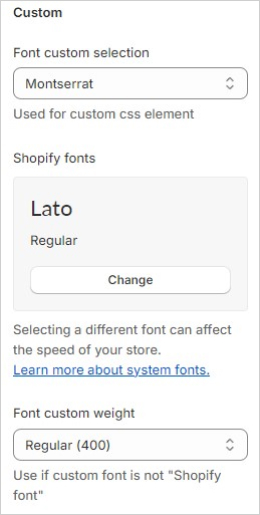 font demo